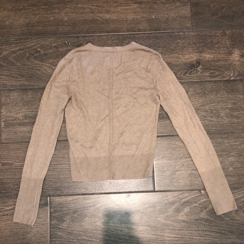 American Eagle Crop Button Down Sweater Size Xs - image 4